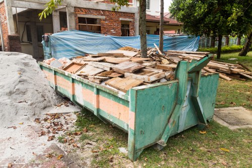 Professional garage clearance team in Charlton organizing items